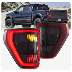 Vland Full LED Tail Lights For Ford F150 2021-2023