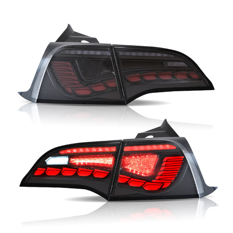 VLAND LED Taillights For 17-23 Tesla Model 3 & 20-22 Tesla Model Y with start-up animation