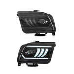 VLAND LED Dual Beam Headlights For 2005-2009 Ford Mustang 5th Gen