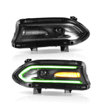VLAND LED Headlights For 2015-2023 Dodge Charger RGB Style