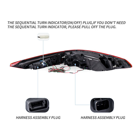 VLAND OLED Taillights For 2021-2024 Bmw 4 Series M4 I4 G22/G23/G26/G82/G83
