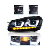 VLAND LED Headlights For VOLKSWAGEN Golf 6 MK6 2010-2014