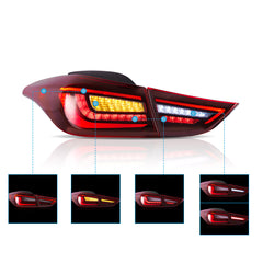 VLAND LED Tail Lights for Hyundai Elantra 2011-2015