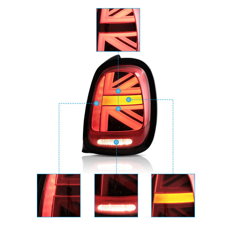 VLAND LED Tail Lights for 2014-2019 Mini Cooper Hatch F55 F56 F57