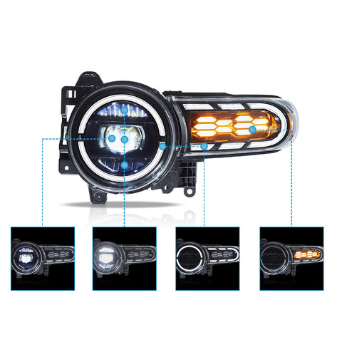 VLAND LED Headlights For 2006-2022 Toyota Fj Cruiser XJ10