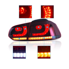 VLAND LED Tail Lights For Volkswagen Golf 6 MK6 2008-2013