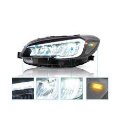 VLAND LED Headlights for 2015-2021 Subaru WRX