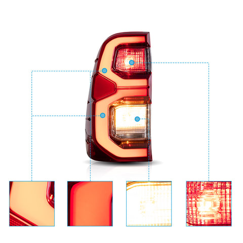 VLAND LED Tail Lights For Toyota Hilux 2015-2020
