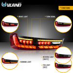 VLAND OLED Tail Lights For BMW 3-Series G20/G28/G80 2019-UP Aftermarket Rear Lamps