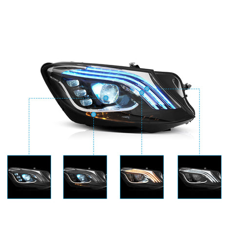 VLAND LED Headlights For 2014-2017 Mercedes Benz S-Class Sedan W222