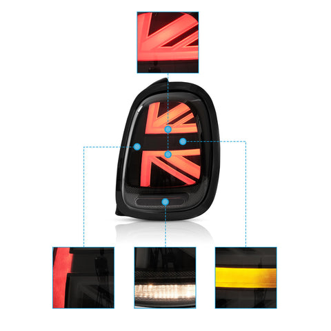 VLAND LED Tail Lights for 2014-2019 Mini Cooper Hatch F55 F56 F57