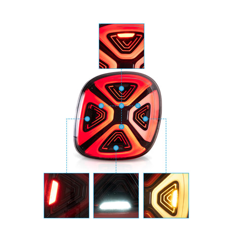 VLAND LED Tail Lights For 2015-2020 Benz Smart Fortwo/Forfour C453/A453/W453