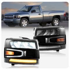 VLAND LED Headlights 2007-2013 Chevrolet Silverado 1500 2500HD 3500HD