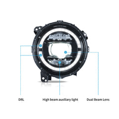 VLAND LED Headlights For 2018-2023 Jeep Wrangler & Gladiator JT