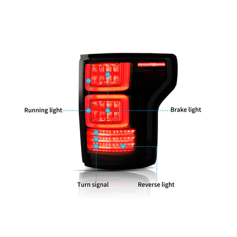 VLAND LED Tail Lights For Ford F150 2015-2020