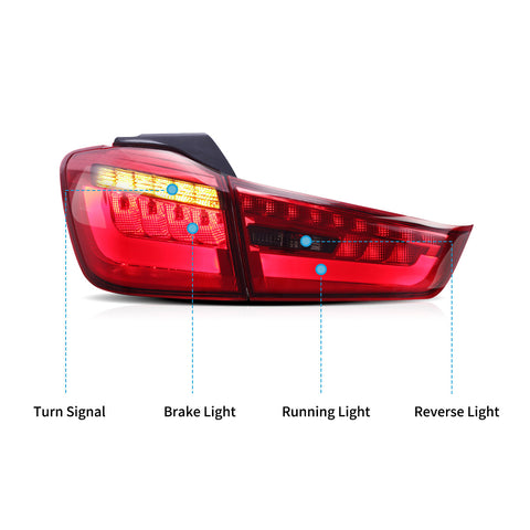 VLAND LED Tail Lights For 2010-2022 Mitsubishi Outlander Sport (RVR/ASX)
