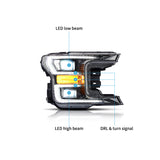 VLAND LED Headlights For Ford F150 2018-2020 with Sequential Turn Signal