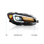 VLAND Full LED Headlights for Subaru WRX 2015-2021