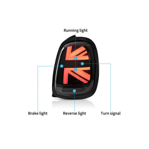 VLAND LED Tail Lights for 2014-2019 Mini Cooper Hatch F55 F56 F57