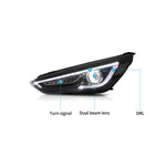 VLAND LED Headlights for 2015-2019 Ford Focus Mk III Facelift (mk 3.5)