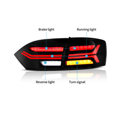 VLAND LED Taillights for Volkswagen Jetta Sagitar 2012-2014