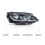 VLAND Full LED Headlights for Volkswagen Golf MK7 2015-2017