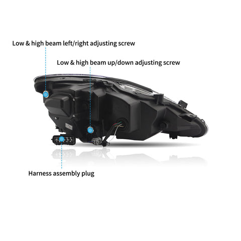 VLAND LED Headlights For Lexus IS250 350 ISF 2006-2013
