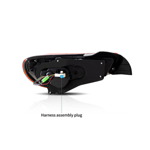 VLAND LED Tail Lights For 2012-2020 Toyota 86 GT86 & Subaru BRZ & Scion FRS [Dragon Style]