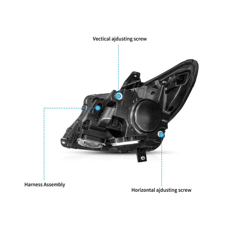 VLAND LED Headlights For 2016-2023 Mercedes Benz V-Class Metris /Vito W447