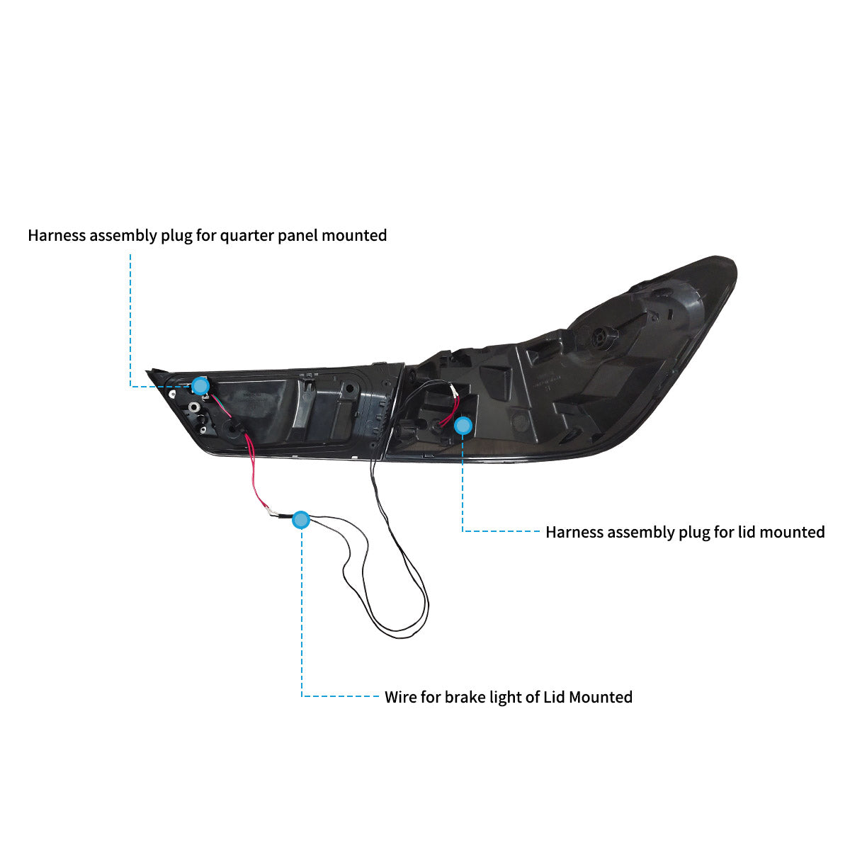 VLAND OLED Tail Lights For 2020-2024 BMW 3-Series G20/G28/G80