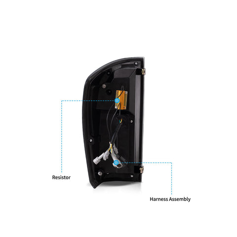 VLAND LED Taillights for Toyota Tacoma 2016-2023 With start-up animation