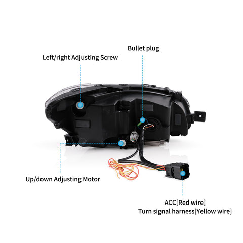 VLAND LED Headlights for 2015-2021 Subaru WRX