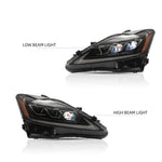 Vland Full LED Headlights For 2006-2012 Lexus IS250, IS350, ISF
