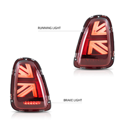 VLAND LED Tail Lights For 2007-2013 Mini Cooper R Series 2th Gen(R56-R59)