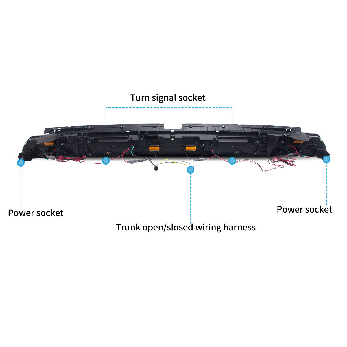 VLAND LED Tail Lights for Dodge Challenger 2008-2014