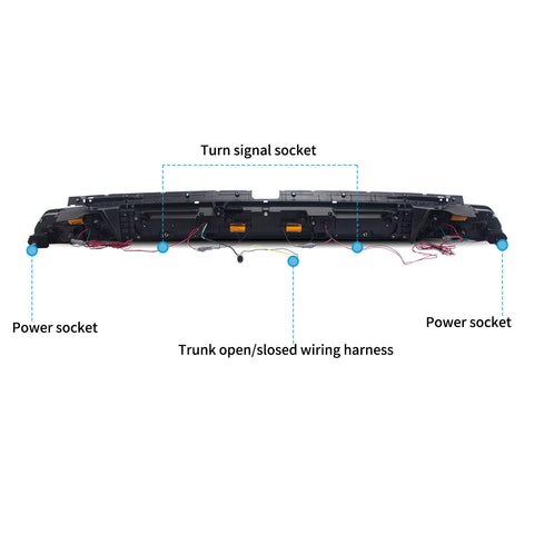 VLAND LED Tail Lights for Dodge Challenger 2008-2014