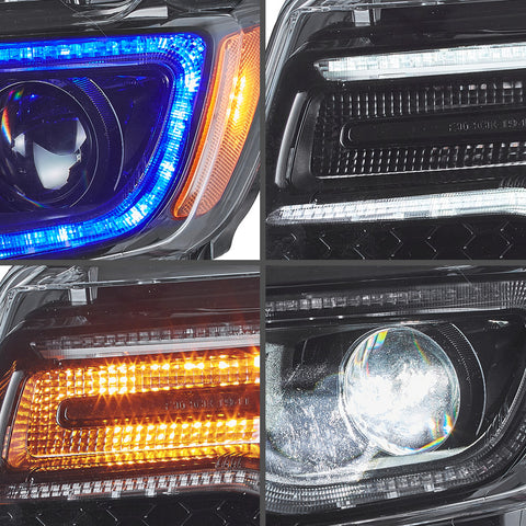 VLAND LED Headlights For 2011-2013 Jeep Grand Cherokee (WK2)