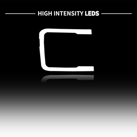 VLAND LED Reflection Bowl Headlights For 2007-2013 GMC Sierra 1500 2500HD 3500HD