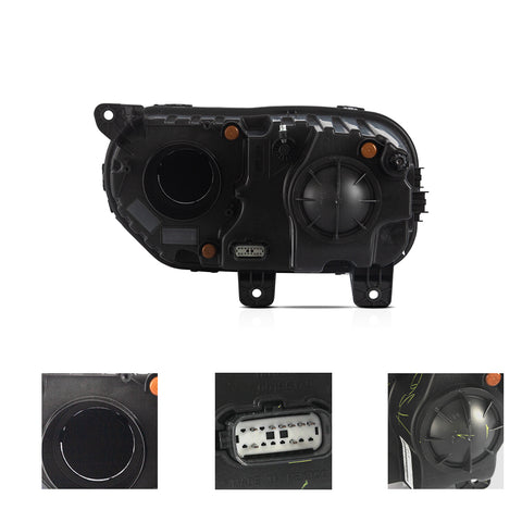 VLAND RGB DRL LED Headlights For Dodge Challenger 2015-2024