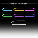 VLAND LED Headlights For 2015-2023 Dodge Charger RGB Style