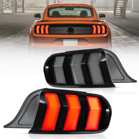VLAND LED Taillights For 2015-2023 Ford Mustang S550 with 5 Modes turn signal