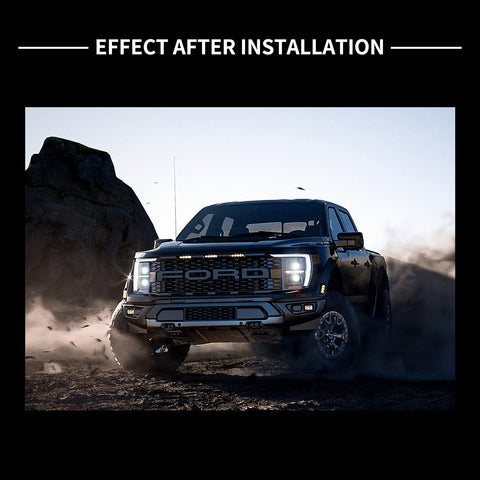 VLAND LED Matrix Headlights For 2021-2024 Ford F150