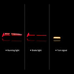 VLAND LED Tail lights For 2008-2018 Mitsubishi Lancer Sedan/EVO X Smoked