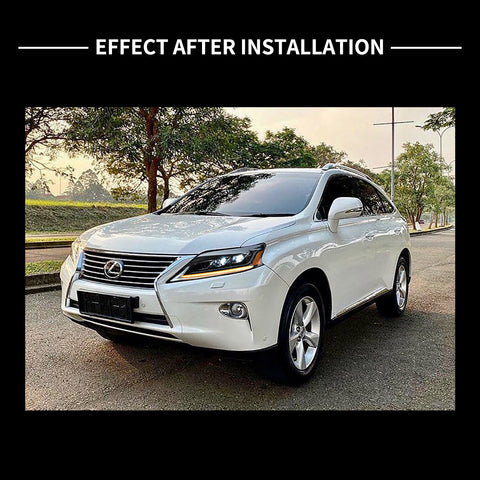 VLAND Full LED Headlights For Lexus RX 270 350 450h 2013-2015
