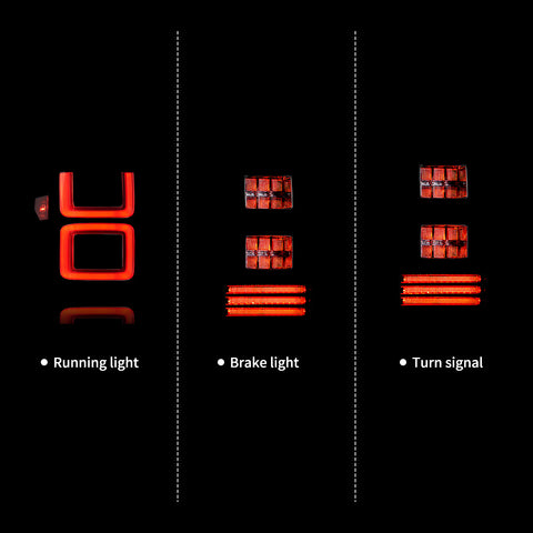 VLAND LED Tail lights For 2014-2018 Chevrolet Silverado 1500 2500HD 3500HD