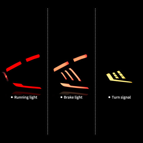 VLAND LED Taillights For 2016-2021 Honda Civic with start-up animation