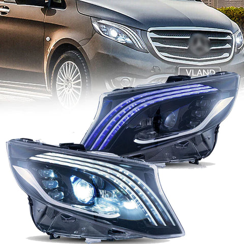 VLAND LED Headlights For 2016-2023 Mercedes Benz Metris /Vito W447 – VLAND™