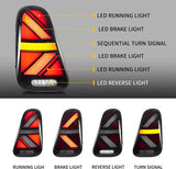 VLAND LED Tail Lights For Mini Cooper R50 R52 R53 2001-2006 [Mini Hatch/Cabrio]