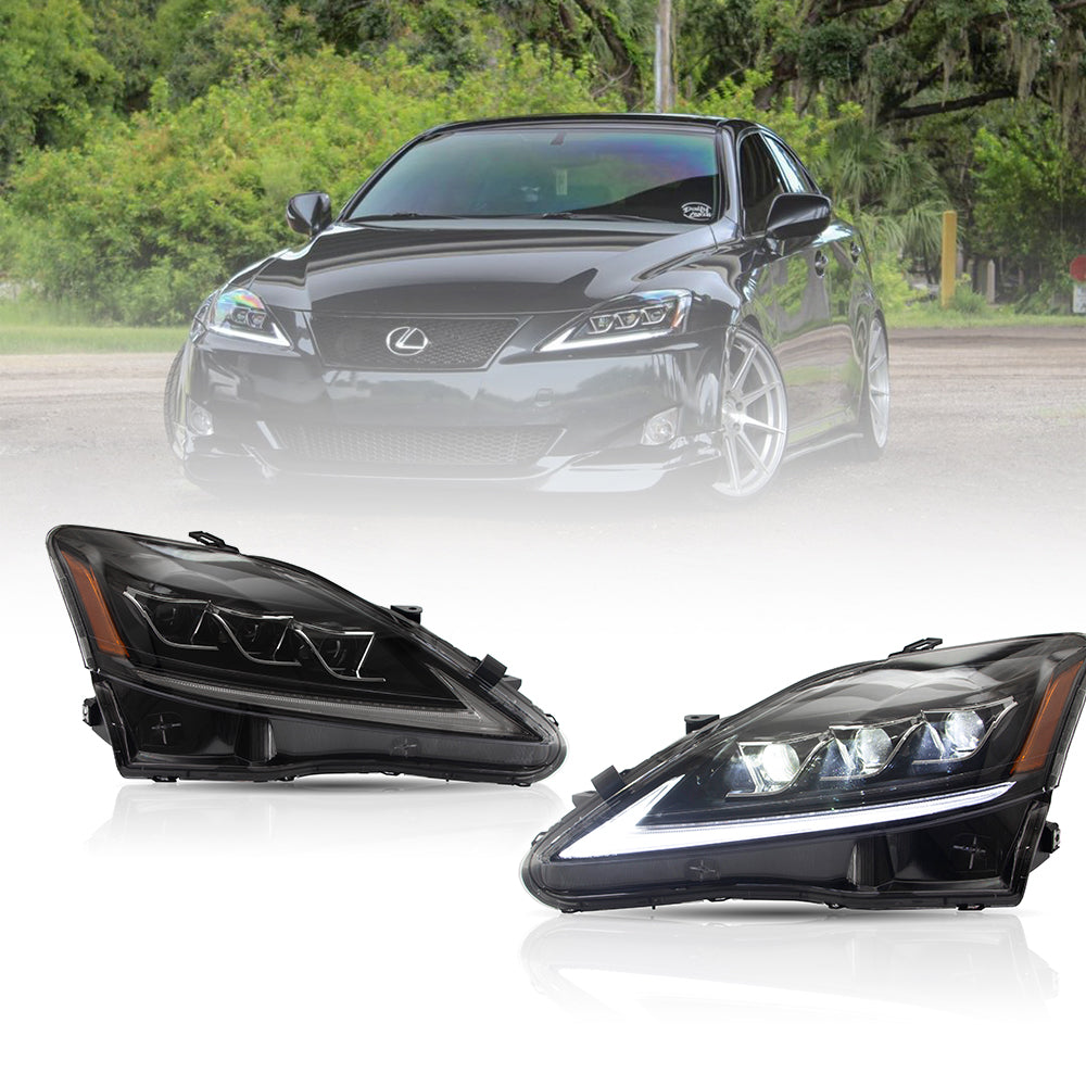 VLAND LED Headlights For Lexus IS250 350 ISF 2006-2013