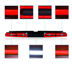 VLAND LED Halo Headlight And Taillight Kit For Dodge Challenger 2008-2014